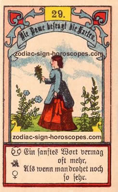 Gustav Kuehn Lenormand cards