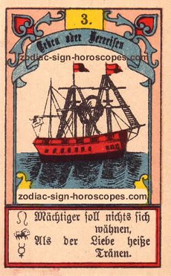 The ship, monthly Taurus horoscope September