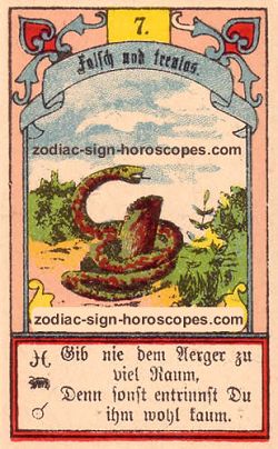 The snake, monthly Taurus horoscope April