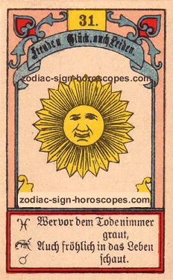 The sun, single love horoscope taurus